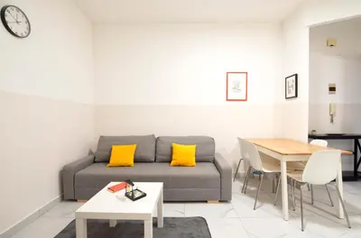 Area soggiorno di Genova Loft, City Centre Shopping District