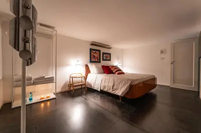 Letto o letti in una camera di Vintage House Catania