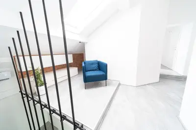 Area soggiorno di VOLCANO'S SUITE - MANDORLO - The First Eco - Chic Suite in Sicily
