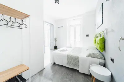 Letto o letti in una camera di VOLCANO'S SUITE - ULIVO - The First Sustainable Eco - Chic Suite in Sicily