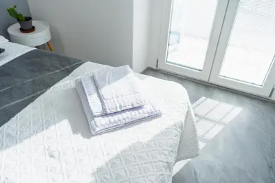 Letto o letti in una camera di VOLCANO'S SUITE - FICO D'INDIA - The First Sustainable Eco - Chic Suite in Sicily