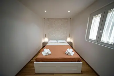 Letto o letti in una camera di Visula