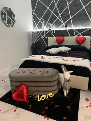 Letto o letti in una camera di Eleutheria