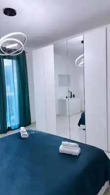 Letto o letti in una camera di Armonia dell'Etna