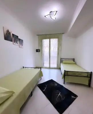 Letto o letti in una camera di Armonia dell'Etna
