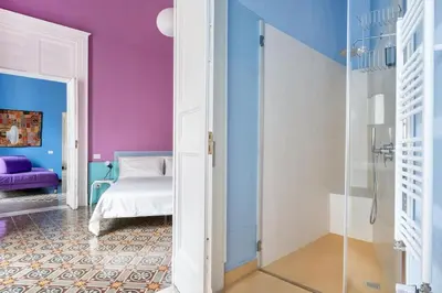 Letto o letti in una camera di Casa Felicetta Holiday House