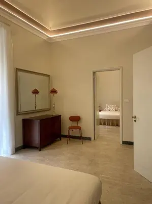 Letto o letti in una camera di Casa Dibbi Catania Centro Intero appartamento