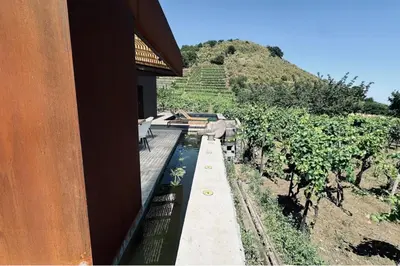 Paesaggio naturale nelle vicinanze della villa