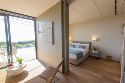 Letto o letti in una camera di Mantàri Eco Lodges - Adults Only