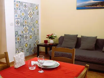 Area soggiorno di Holiday Home Ettore