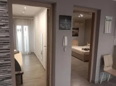 Letto o letti in una camera di Nancy Home Catania