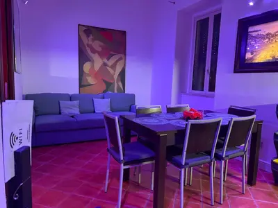 Area soggiorno di SWiM Apartment Fronte Mare