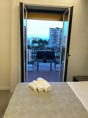 Letto o letti in una camera di Ognina Sea