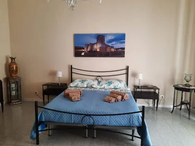 Letto o letti in una camera di Luna's home