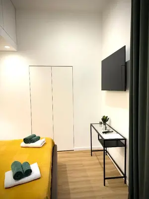 TV o dispositivi per l'intrattenimento presso Morgana Luxury Apartment