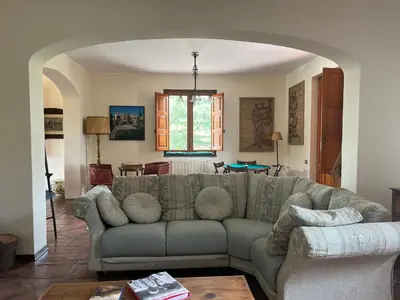 Area soggiorno di Villa Milone Etna Country House