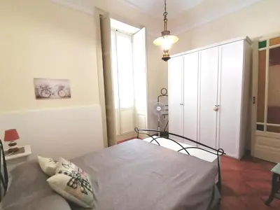 Letto o letti in una camera di Da Zio Nino