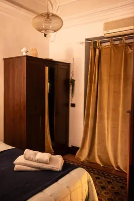 Letto o letti in una camera di La casa di Giordana, centro storico