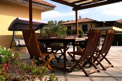 Patio o area all'aperto di Orchidea apartments