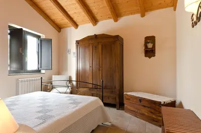 Letto o letti in una camera di Case Dietroserra