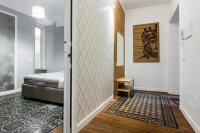 Letto o letti in una camera di Casa Penninello