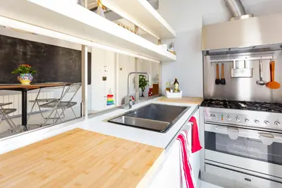 Cucina o angolo cottura di Charm and style in city centre Catania