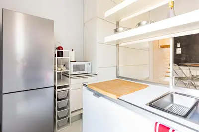 Cucina o angolo cottura di Charm and style in city centre Catania