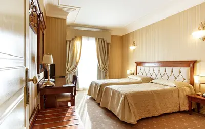 Letto o letti in una camera di Hotel Ristorante Paradise