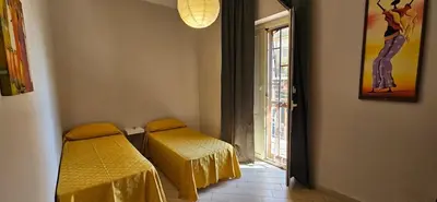 Letto o letti in una camera di 999 mt dal mare