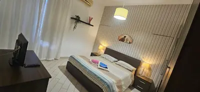 Letto o letti in una camera di 999 mt dal mare