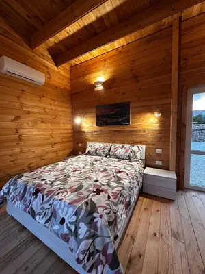 Letto o letti in una camera di Agriturismo del Nonno