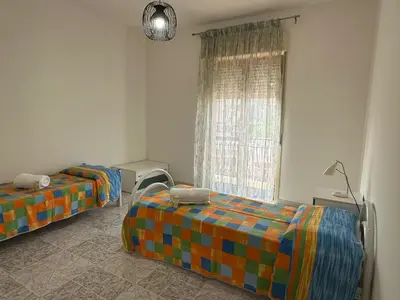 Letto o letti in una camera di Rifugio tra Etna e mare