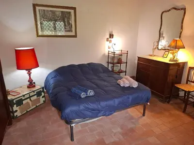 Letto o letti in una camera di La casa del Cavaliere