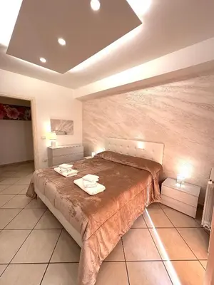 Letto o letti in una camera di Magnolia house
