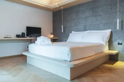 Letto o letti in una camera di Bahal dell'Etna Agri-Resort