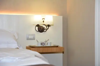 Letto o letti in una camera di B&B Villa Maria