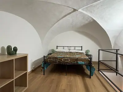 Letto o letti in una camera di Moncenisio Home