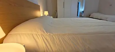 Letto o letti in una camera di Al vico di via Marzulli