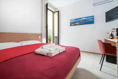 Letto o letti in una camera di Catammari