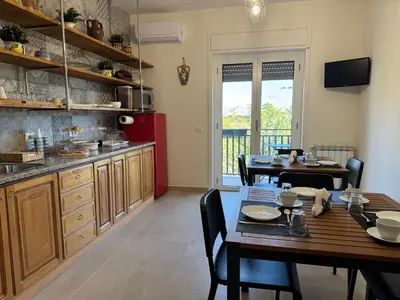 Cucina o angolo cottura di B&B Milicia