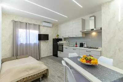 Cucina o angolo cottura di Belsito Suite pochi minuti dal centro di Catania