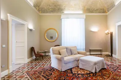 Area soggiorno di Micanera House