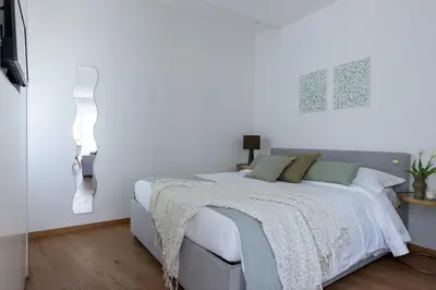 Letto o letti in una camera di Acacie Apt