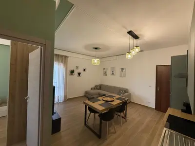 Area soggiorno di Heroes Apartments