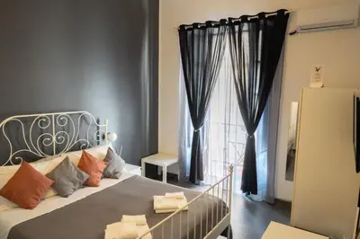 Letto o letti in una camera di B&B Verga