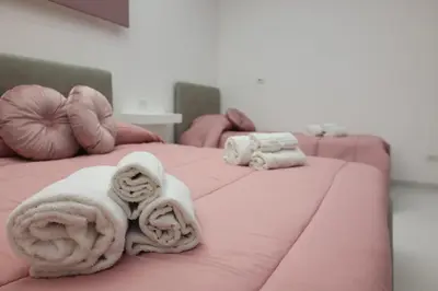 Letto o letti in una camera di Holiday Wonder