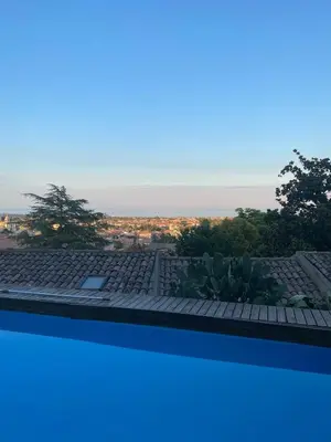 Piscina di VILLA VISCALORI A garden with pool and see view near Etna o nelle vicinanze