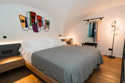 Letto o letti in una camera di Bedda, Tiny Studio