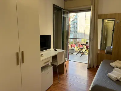 TV o dispositivi per l'intrattenimento presso Le Ciminiere Rooms