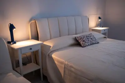 Letto o letti in una camera di Casa Nicuzza